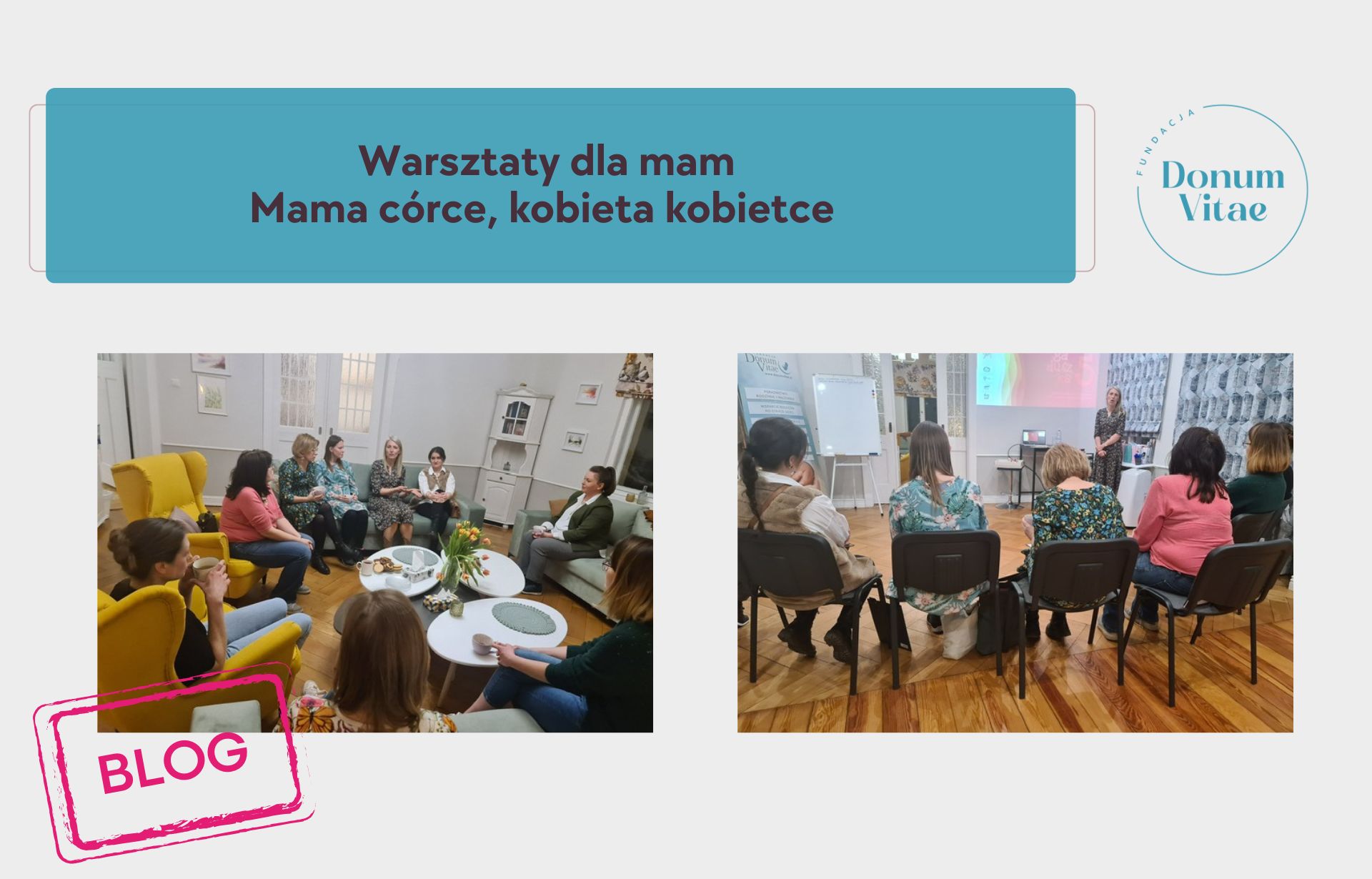 Relacja z warsztatów Mama córce, kobieta kobietce