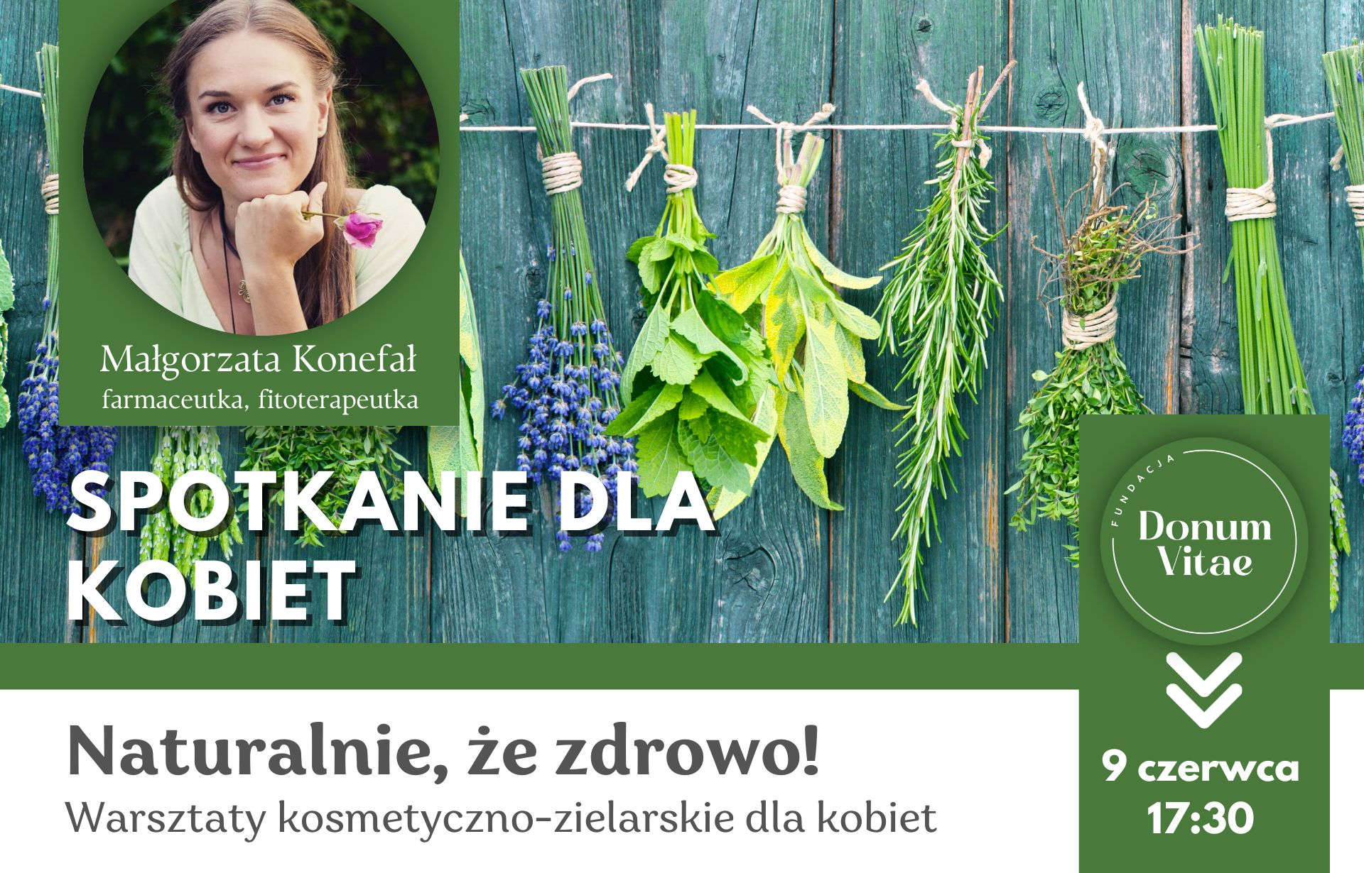 Zapowiedź warsztatów kosmetyczno-zielarskich dla kobiet